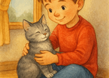 The Little Boy Tom and His Cat