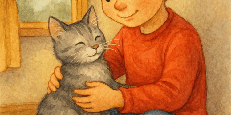 The Little Boy Tom and His Cat