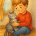 The Little Boy Tom and His Cat