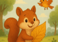 Sammy the Squirrel and the Special Leaf