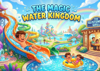 The Magic Water Kingdom – bedtime story illustration
